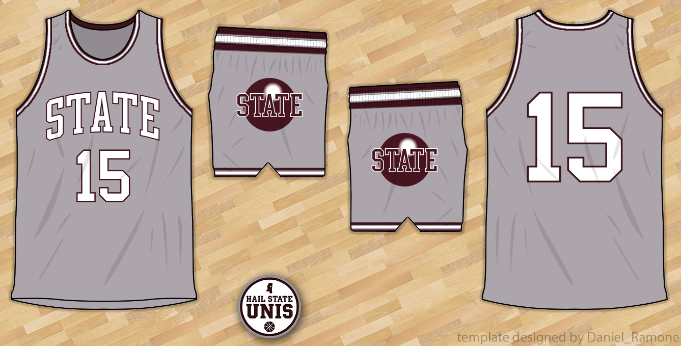 2019 Basketball Uniforms Concept - Hail State Unis