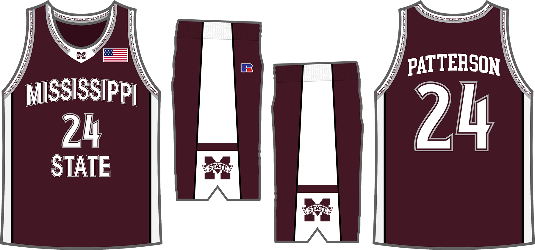2021 Basketball Uniforms Concept - Hail State Unis